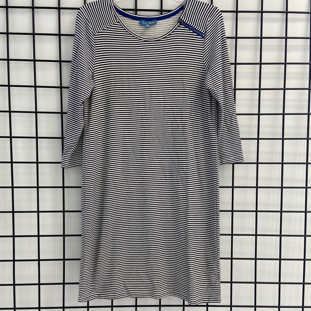 Blue Striped Dress